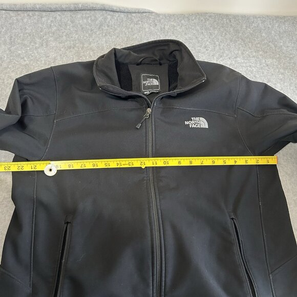 The North Face Black Faux Fur Lined Soft Shell Windwall Jacket - Men's Large - Picture 7 of 12